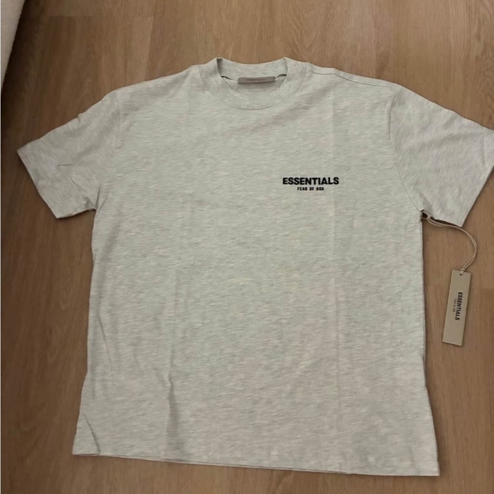 Fear of God Essentials Light Gray Tee